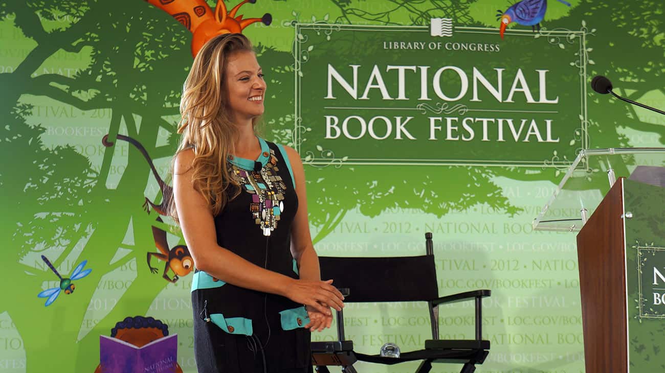 Francesca Serritella at the National Book Festival